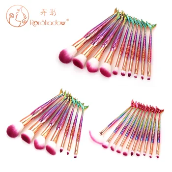 Beauty Make up Brush Tool Kit Mermaid Fishtail Makeup Brushes Eyeshadow Contour Foundation Powder Concealer Blush Brush
Beauty Make up Brush Tool Kit Mermaid Fishtail Makeup Brushes Eyeshadow Contour Foundation Powder Concealer Blush Brush
