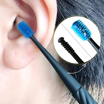 Double-ended Silicone Earpick Double Head Ear Pick Ear Wax Remover Curette Soft Ear Cleaner Spoon Spiral Ear Clean Tool 
Double-ended Silicone Earpick Double Head Ear Pick Ear Wax Remover Curette Soft Ear Cleaner Spoon Spiral Ear Clean Tool