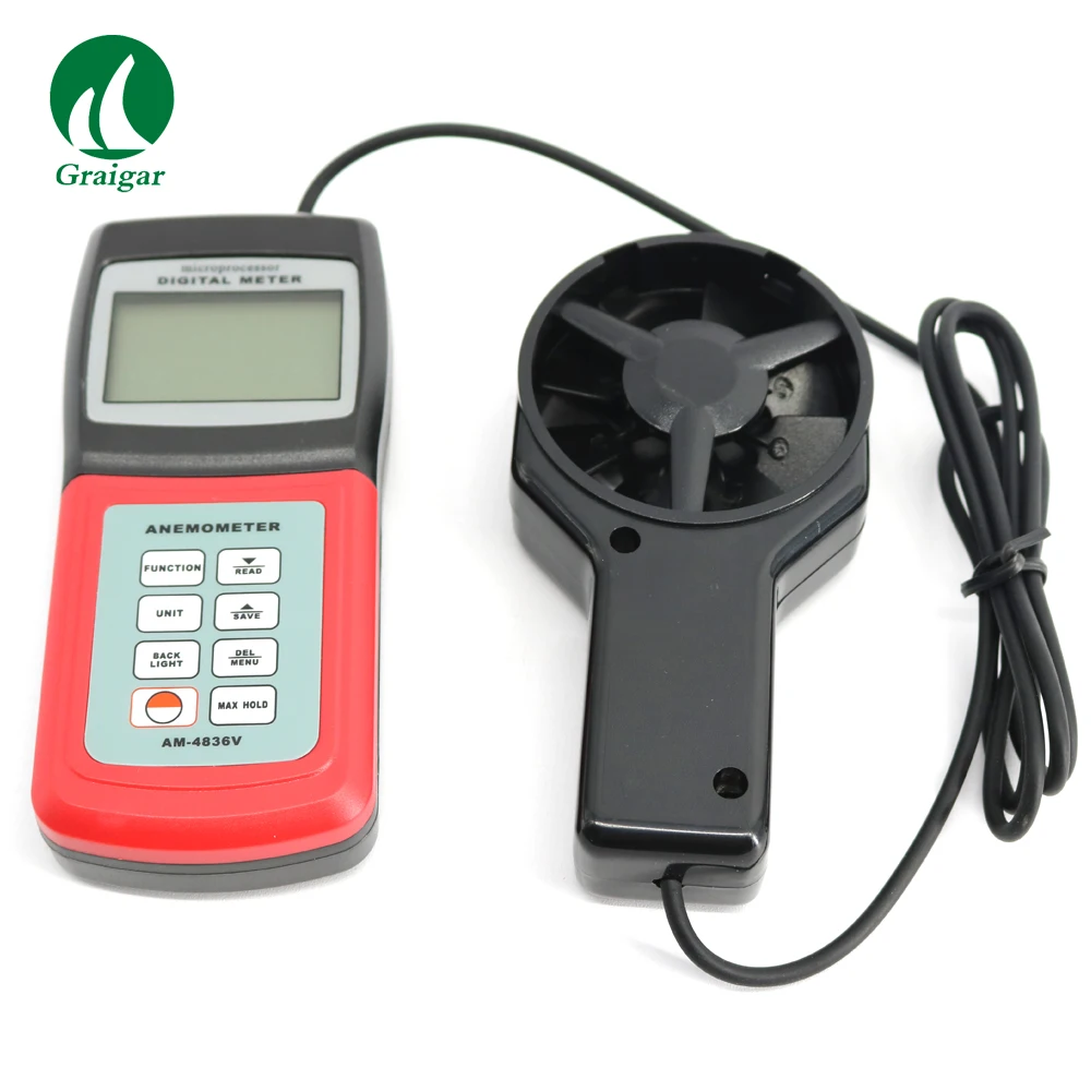 High Accuracy AM-4836V Multi-Function Anemometer Measure The Wind Temperature Wave height ,Wind Speed And Air Volume AM4836V
High Accuracy AM-4836V Multi-Function Anemometer Measure The Wind Temperature Wave height ,Wind Speed And Air Volume AM4836V