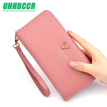 New Fashion Women Wallets Long Style Multi-functional wallet Purse Fresh PU leather Female Clutch Card Holder with Wristband
New Fashion Women Wallets Long Style Multi-functional wallet Purse Fresh PU leather Female Clutch Card Holder with Wristband