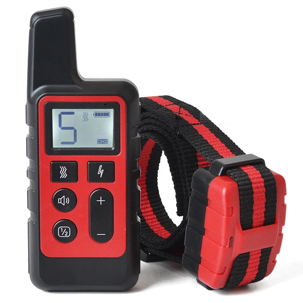 Dog Training Collar Rechargeable Waterproof Remote Electric Shock Collar With Vibration&Sound Training Dog Collar Electronic
Dog Training Collar Rechargeable Waterproof Remote Electric Shock Collar With Vibration&Sound Training Dog Collar Electronic