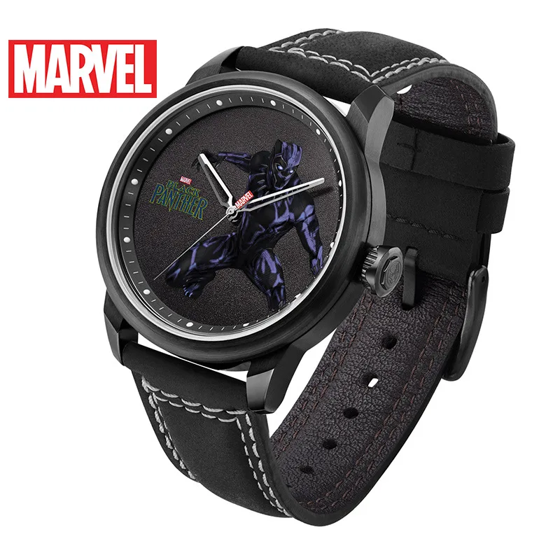 MARVEL Black Panther Men Watch Luxury Brand DISNEY Leather Water Resistant Quartz Man Watch Fashion Casual Sport Mens Watches
MARVEL Black Panther Men Watch Luxury Brand DISNEY Leather Water Resistant Quartz Man Watch Fashion Casual Sport Mens Watches