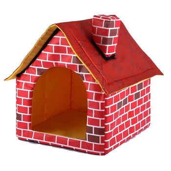 Cat Puppy Home Portable Red Brick Pet Dog House Warm and Cozy Cat Bed Dog Kennel House for Pets Animals Removable Travel House
Cat Puppy Home Portable Red Brick Pet Dog House Warm and Cozy Cat Bed Dog Kennel House for Pets Animals Removable Travel House