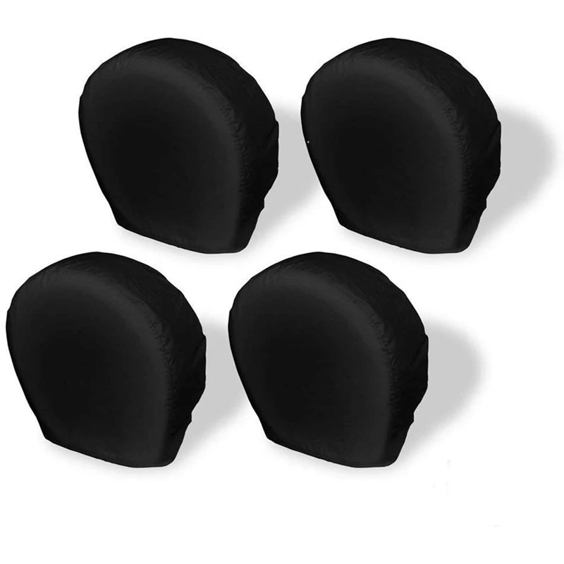 Tire Covers 4 Pack - Vinyl Tire Wheel Protector for Truck, SUV, Trailer, Camper, RV - Universal Fit Tire Diameters Black
Tire Covers 4 Pack - Vinyl Tire Wheel Protector for Truck, SUV, Trailer, Camper, RV - Universal Fit Tire Diameters Black