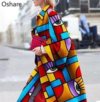 Female Jacket Autumn Winter Coat Overcoat Windbreaker Female Retro Ethnic Fashion Slim Embroidery Print Long-Sleeved Coats
Female Jacket Autumn Winter Coat Overcoat Windbreaker Female Retro Ethnic Fashion Slim Embroidery Print Long-Sleeved Coats