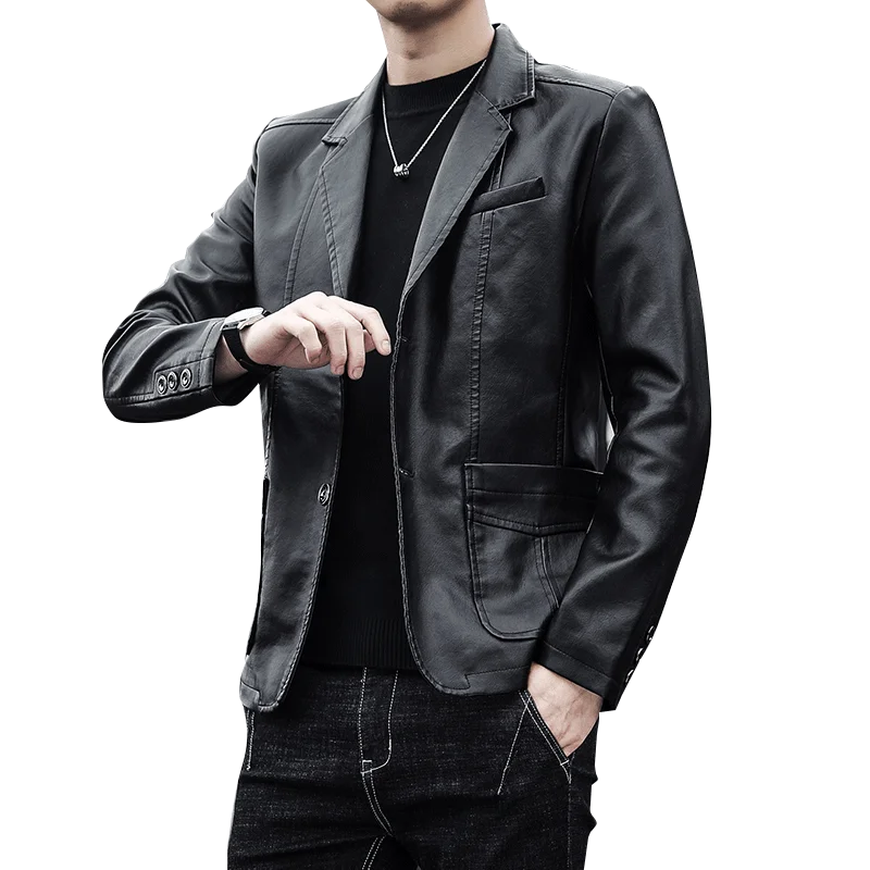 Men Spring Autumn Causal PU Leather Jacket Coat PlusSize M-5XL Outfit Motor Biker Zip Faux Synthetic Leather Jacket Outwear Tops
Men Spring Autumn Causal PU Leather Jacket Coat PlusSize M-5XL Outfit Motor Biker Zip Faux Synthetic Leather Jacket Outwear Tops