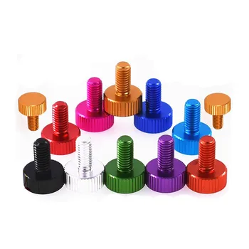 4pcs M5 aluminum alloy adjust handle screws big flat head straight line knurled hand screw desktop P8 main box bolt red color
4pcs M5 aluminum alloy adjust handle screws big flat head straight line knurled hand screw desktop P8 main box bolt red color