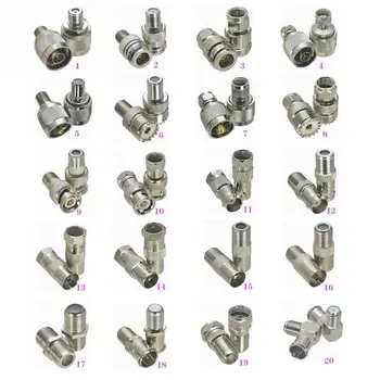 1Pcs F TV to N / UHF SO239 PL259 / BNC / F / IEC PAL DVB-T Male plug & Female jack RF Coaxial Adapter connector Test Converter
1Pcs F TV to N / UHF SO239 PL259 / BNC / F / IEC PAL DVB-T Male plug & Female jack RF Coaxial Adapter connector Test Converter
