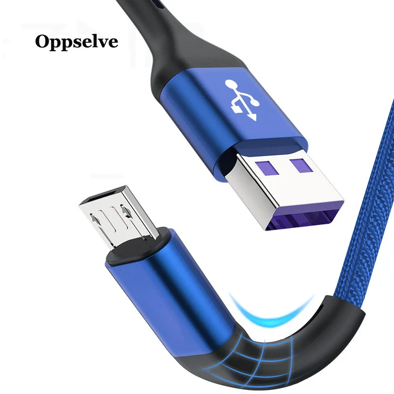 Кабель Micro USB нейлоновый usb-кабель для быстрой зарядки Samsung Xiaomi LG планшета Android