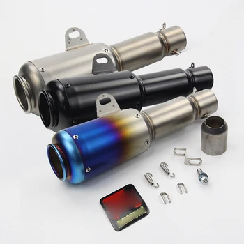 38-51mm Universal Exhaust Muffler Pipe Escape Pipe for Motorcycle ATV Scooter 370MM 
38-51mm Universal Exhaust Muffler Pipe Escape Pipe for Motorcycle ATV Scooter 370MM