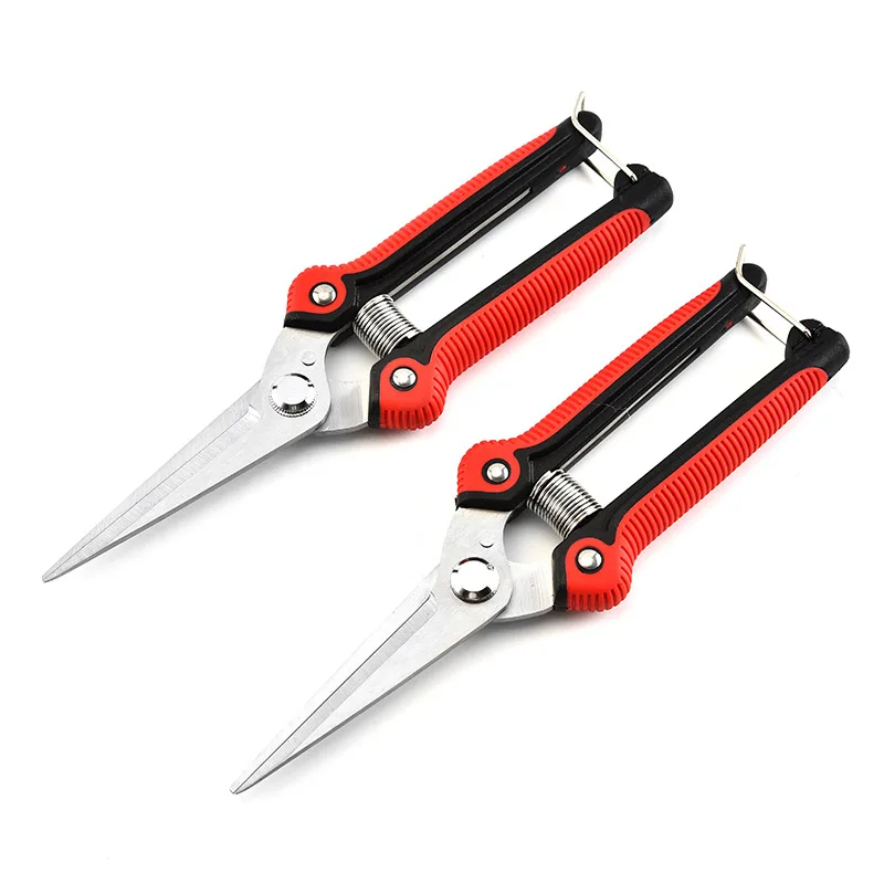 Stainless Steel Multi-Function Rubber Handle Garden Tools Flowers and Trees Pruning Tools Pruning Scissors Fruit Tree Scissors
Stainless Steel Multi-Function Rubber Handle Garden Tools Flowers and Trees Pruning Tools Pruning Scissors Fruit Tree Scissors