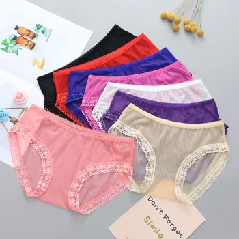New sexy women's underwear lace side transparent mesh low waist hollow large size hip briefs women
New sexy women's underwear lace side transparent mesh low waist hollow large size hip briefs women