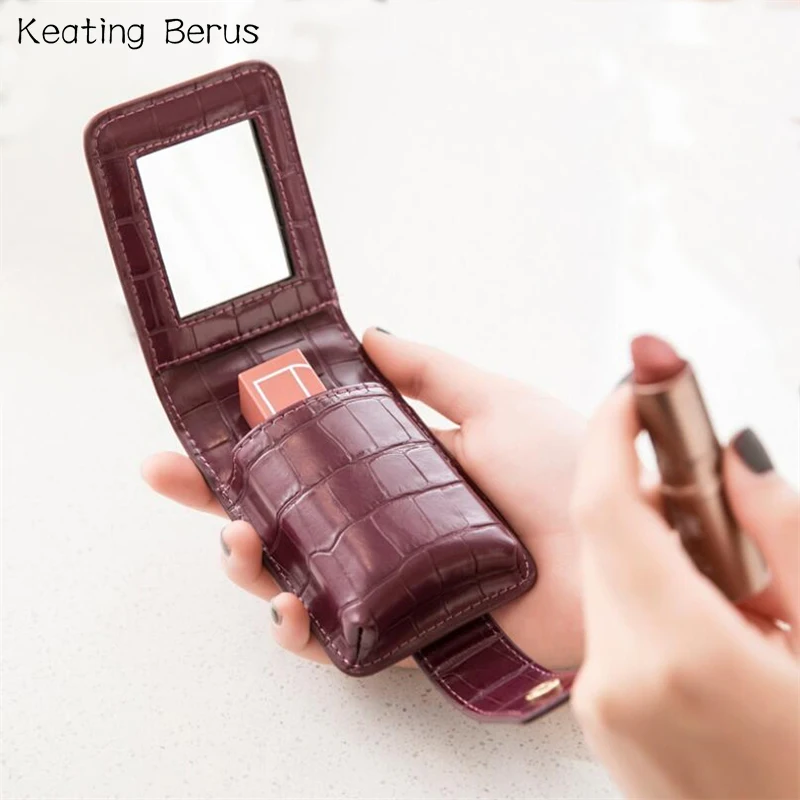 Lipstick Makeup Bag Women Cosmetic Bag Travel Pouches Organizer Luxury PU Small Storage Case With Mirror Makeup Pocket Bags
Lipstick Makeup Bag Women Cosmetic Bag Travel Pouches Organizer Luxury PU Small Storage Case With Mirror Makeup Pocket Bags