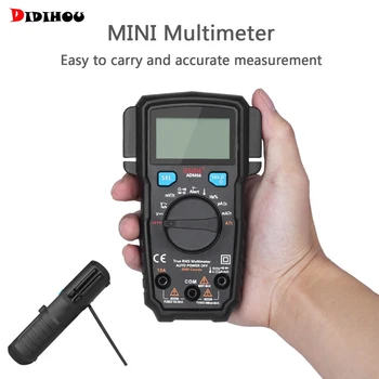 Mini Digital Multimeter BSIDE ADM66 62 Auto Range True DC/AC Voltage Current Temperature Capacitance Diode Tester
Mini Digital Multimeter BSIDE ADM66 62 Auto Range True DC/AC Voltage Current Temperature Capacitance Diode Tester