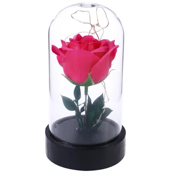 1 Pc LED Light Glass Preserved Soap Flower Romantic Everlasting Flower Glass Light Lighting Ornament for Party Wedding Desktop
1 Pc LED Light Glass Preserved Soap Flower Romantic Everlasting Flower Glass Light Lighting Ornament for Party Wedding Desktop
