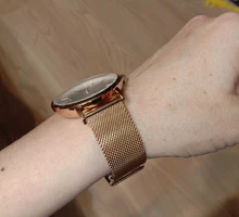 LIGE s-Reloj de pulsera de acero inoxidable para mujer, cronógrafo informal ultrafino de cuarzo, marca superior de lujo, resistente al agua