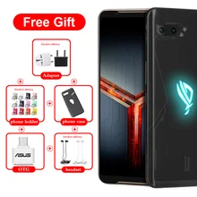 Telefone móvel duplo do sim de asus rog ii zs660kl 8 gb 128 gb snapdragon855 + 6.59 "1080x2340 6000 mah 48mp nfc android 9.0 rog telefone 2(China)