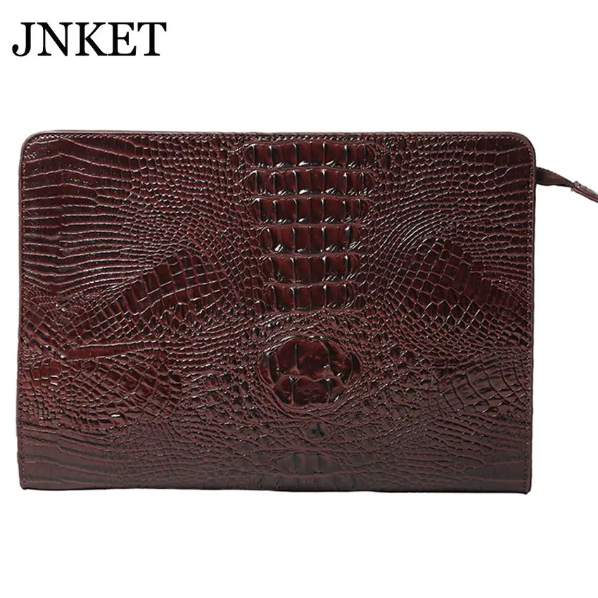 JNKET New Fashion Crocodile Pattern PU Leather Wallet Men's Clutch Handbag Zipper Wallet Large Capacity Clutch Bag
JNKET New Fashion Crocodile Pattern PU Leather Wallet Men's Clutch Handbag Zipper Wallet Large Capacity Clutch Bag