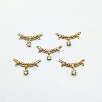 New arrival! 34x8mm 30pcs Copper/Cubic Zirconia/Crystal Connector for Hand Made Earrings DIY parts,Jewelry Findings & Components 
New arrival! 34x8mm 30pcs Copper/Cubic Zirconia/Crystal Connector for Hand Made Earrings DIY parts,Jewelry Findings & Components