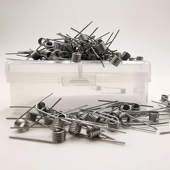 100pcs/lot Pre-built NI80 Premade Coil 24 26 28 GA DIY Heating Alien Clapton Wire For E Cigarette Rda
100pcs/lot Pre-built NI80 Premade Coil 24 26 28 GA DIY Heating Alien Clapton Wire For E Cigarette Rda