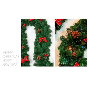 2.7M Christmas Garland ireplace Stairs Gold Baubles Flowers Xmas Tree Decor
2.7M Christmas Garland ireplace Stairs Gold Baubles Flowers Xmas Tree Decor