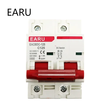 1pc DC 1000V Solar Mini Circuit Breaker Overload Protection Protector Switch 80A 100A 125A 2P DC1000V MCB PV Photovoltaic System
1pc DC 1000V Solar Mini Circuit Breaker Overload Protection Protector Switch 80A 100A 125A 2P DC1000V MCB PV Photovoltaic System