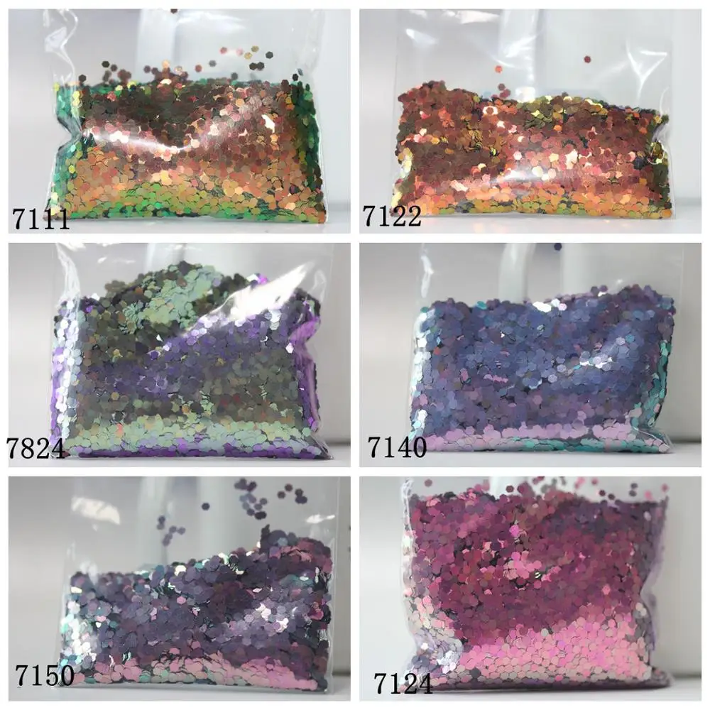 2mm 1/12 Chameleon Glitter Mixed Metallic Luster Hexagon Shape Nail Art for Craft Decorations Makeup Facepainting DIY Accessorie
2mm 1/12 Chameleon Glitter Mixed Metallic Luster Hexagon Shape Nail Art for Craft Decorations Makeup Facepainting DIY Accessorie