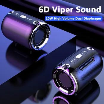 Mini Portable Wireless Bluetooth Speaker 6D Surround Phone Radio Music Center Subwoofer Column for Computer TF FM caixa de som
Mini Portable Wireless Bluetooth Speaker 6D Surround Phone Radio Music Center Subwoofer Column for Computer TF FM caixa de som