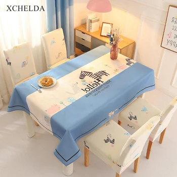 Eating Desk Table Cloth Rectangular Carpet Waterproof Blue Modern Cute Animal Linen Tablecloth Living room Dining Table Cover
Eating Desk Table Cloth Rectangular Carpet Waterproof Blue Modern Cute Animal Linen Tablecloth Living room Dining Table Cover