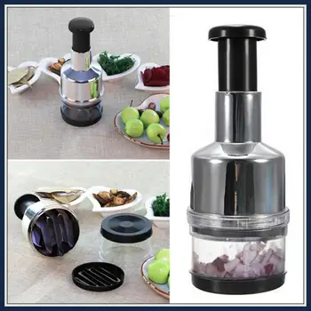 2020 Stainless Fruit Salad Vegetable Onion Hand Chopper Slicer Manual Onion Pressing Food Cutter Garlic Crusher Kitchen gadgets
2020 Stainless Fruit Salad Vegetable Onion Hand Chopper Slicer Manual Onion Pressing Food Cutter Garlic Crusher Kitchen gadgets