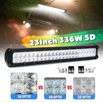 336W 23 inch 5D Reflector LED Light Bar Black Pearl With Lens Chips Combo Beam For Offroad UAZ 4x4 12V 24V
336W 23 inch 5D Reflector LED Light Bar Black Pearl With Lens Chips Combo Beam For Offroad UAZ 4x4 12V 24V