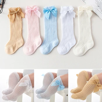 Cute Baby Girl Cotton Mesh Breathable Socks Summer Bow Infant Baby Princess Knee High Socks for 0-3 Years
Cute Baby Girl Cotton Mesh Breathable Socks Summer Bow Infant Baby Princess Knee High Socks for 0-3 Years