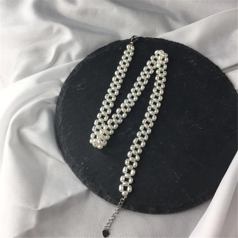 YKNRBPH натуральное длинное жемчужное ожерелье с рисом для женщин осенние и зимние