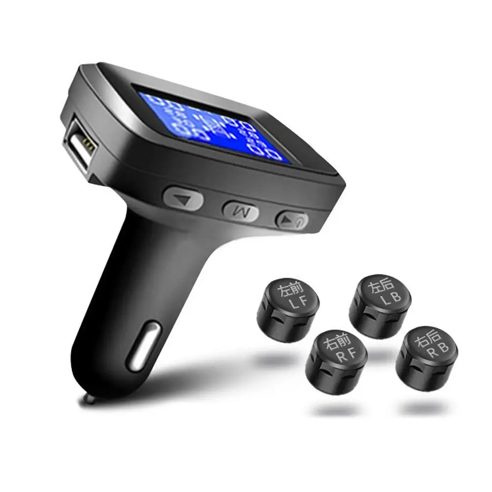 Smart Car TPMS Tire Pressure Monitoring System Cigarettes Lighter Digital LCD Display Auto Security Alarm Systems Tyre Pressure
Smart Car TPMS Tire Pressure Monitoring System Cigarettes Lighter Digital LCD Display Auto Security Alarm Systems Tyre Pressure