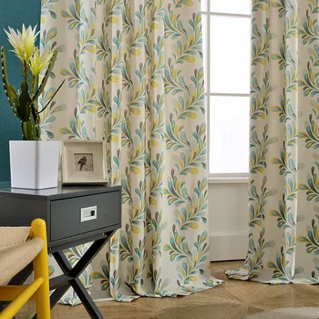 Factory Direct Curtain Cloth Modern Simple European Curtain Polyester Cotton Printing Curtain Window Yarn
Factory Direct Curtain Cloth Modern Simple European Curtain Polyester Cotton Printing Curtain Window Yarn