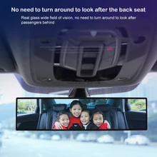 Panoramic Rear Viewer with Curve Surface 300mm Large Vision Anti-glare Car Rearview Mirror Easy Installation for Vehicle FKU66
Panoramic Rear Viewer with Curve Surface 300mm Large Vision Anti-glare Car Rearview Mirror Easy Installation for Vehicle FKU66