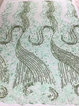 embroidered tulle lace fabric L-9733 top sale french net lace fabric for bridal dress 
embroidered tulle lace fabric L-9733 top sale french net lace fabric for bridal dress