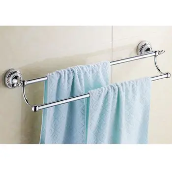 Porcelain bathroom towel bar double pole double metal pendant stainless ceramic towel rack 
Porcelain bathroom towel bar double pole double metal pendant stainless ceramic towel rack