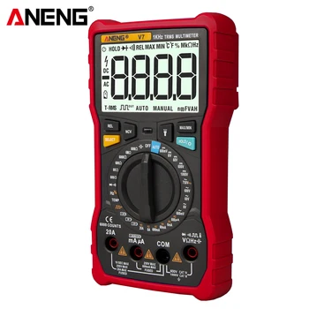 ANENG V7 Multimeter Digital Professional True RMS AC DC Ammeter Voltmeter Capacitience Resistance Multi-Tester With Thermocouple
ANENG V7 Multimeter Digital Professional True RMS AC DC Ammeter Voltmeter Capacitience Resistance Multi-Tester With Thermocouple