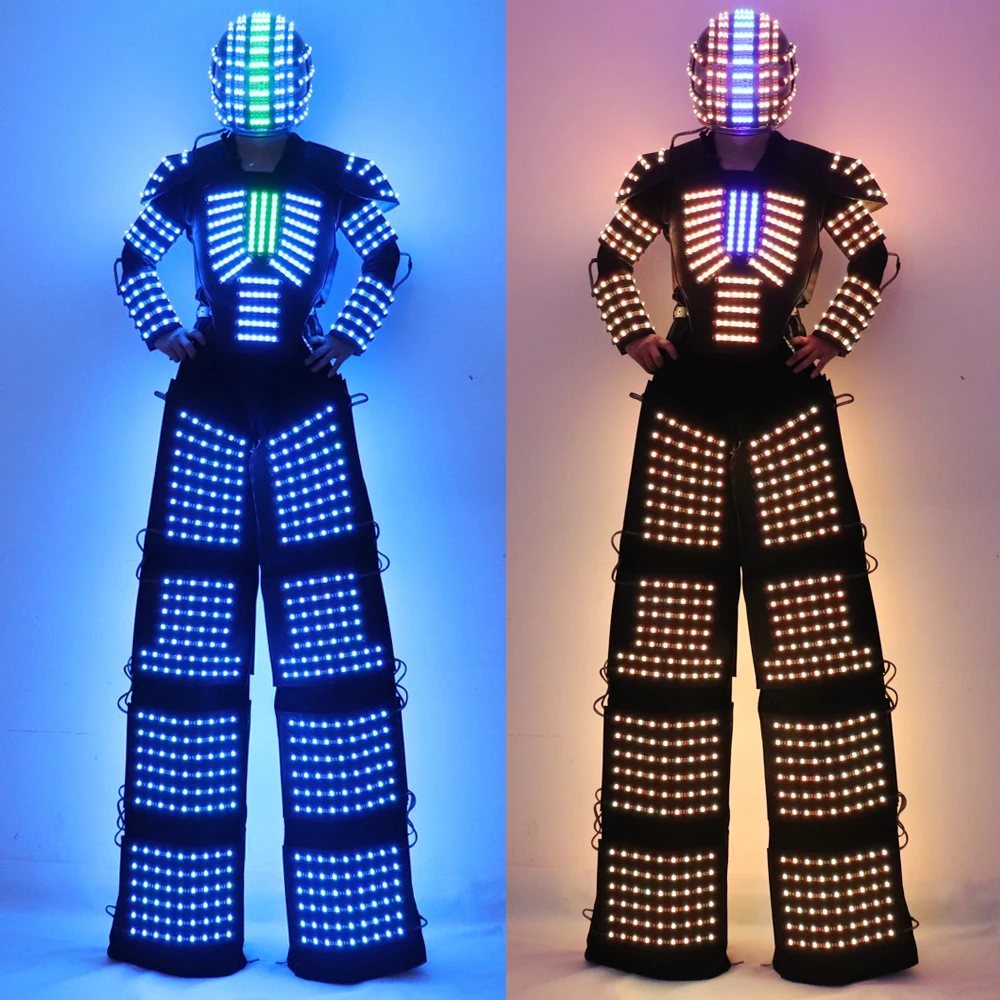 Traje LED Luminous Robot Costume Kryoman Light Robot Suit David Guetta LED Stilts Walker Clothes Stage Light Laser Show
Traje LED Luminous Robot Costume Kryoman Light Robot Suit David Guetta LED Stilts Walker Clothes Stage Light Laser Show