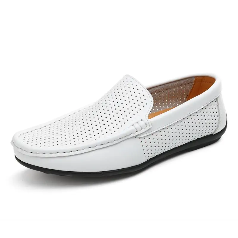 Summer Style Moccasins Boat Male Loafers Shoes For Men Hole Breathable Light Soft Genuine Leather Slip On Flats Footwear 45 46
Summer Style Moccasins Boat Male Loafers Shoes For Men Hole Breathable Light Soft Genuine Leather Slip On Flats Footwear 45 46