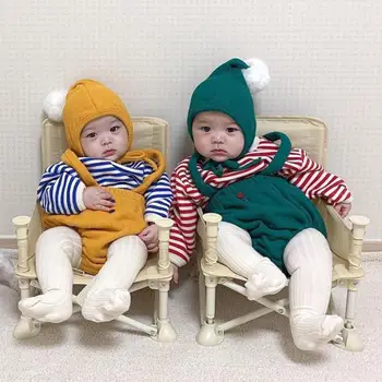 Baby Boy Clothes Set Baby Striped Long Sleeve Tops And Kids Overalls + Hat 3pcs Kids Clothing Sets Baby Girl Jumpsuit Outfits
Baby Boy Clothes Set Baby Striped Long Sleeve Tops And Kids Overalls + Hat 3pcs Kids Clothing Sets Baby Girl Jumpsuit Outfits