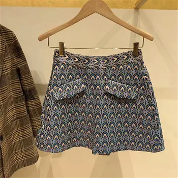 2020 Spring New Women Jacquard Mini Shorts High Waist Ladies Geometric Casual Wide Leg Shorts With Pockets
2020 Spring New Women Jacquard Mini Shorts High Waist Ladies Geometric Casual Wide Leg Shorts With Pockets