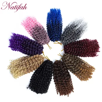 Natifah Marley Braids Hair Ombre Braiding Hair Extension Crochet Braid 8Inch Curly Synthetic Crochet Hair Grey Black Brown Purpl
Natifah Marley Braids Hair Ombre Braiding Hair Extension Crochet Braid 8Inch Curly Synthetic Crochet Hair Grey Black Brown Purpl