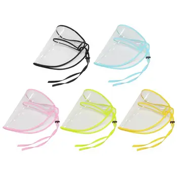 

Safety Removable adjustment Anti-saliva Anti Droplet Dust-proof Full Face Protective Cover Children Mask Visor Shield