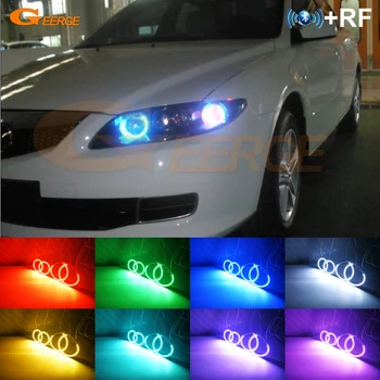 For Mazda6 Mazdaspeed Mazda 6 MS6 2002-2008 Excellent RF remote Bluetooth APP Multi-Color 4 pcs RGB LED Angel Eyes halo rings
For Mazda6 Mazdaspeed Mazda 6 MS6 2002-2008 Excellent RF remote Bluetooth APP Multi-Color 4 pcs RGB LED Angel Eyes halo rings