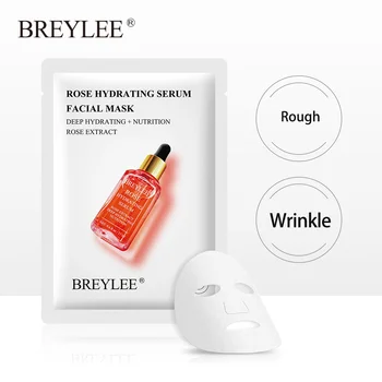 BREYLEE Face Mask Rose Hyrating Serum Whitening Anti Aging Moisturizing Skin Care Facial Sheet Mask Face Cream Essential 1pcs
BREYLEE Face Mask Rose Hyrating Serum Whitening Anti Aging Moisturizing Skin Care Facial Sheet Mask Face Cream Essential 1pcs