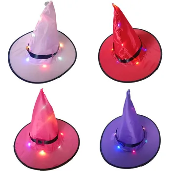 Halloween luminous Witch Hat orange purple red pink rose red witch hat with hook cap Halloween glowing witch hat
Halloween luminous Witch Hat orange purple red pink rose red witch hat with hook cap Halloween glowing witch hat