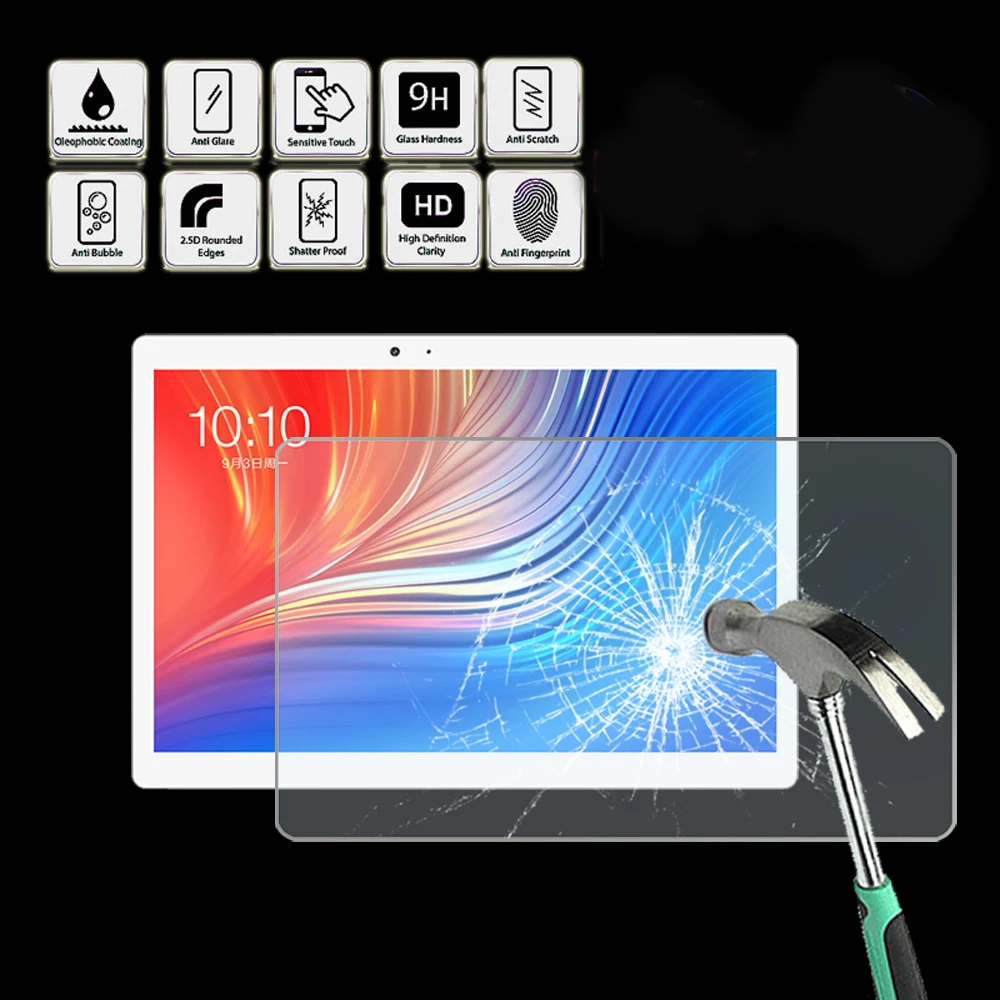 For Teclast T20 - Tablet Tempered Glass Screen Protector Cover Anti Fingerprint Screen Film Protector Guard Cover
For Teclast T20 - Tablet Tempered Glass Screen Protector Cover Anti Fingerprint Screen Film Protector Guard Cover