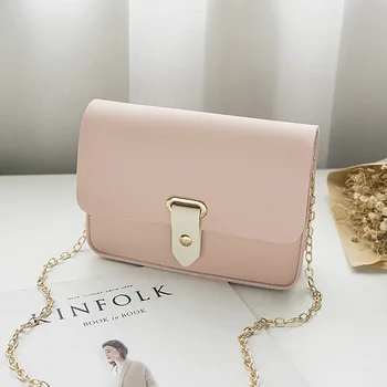 The new Korean version of small bag single shoulder diagonal women's bag chain bag mini small square bag 
The new Korean version of small bag single shoulder diagonal women's bag chain bag mini small square bag